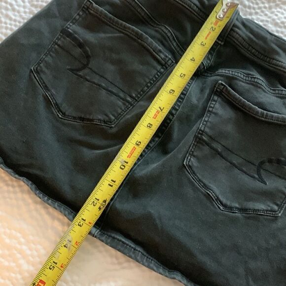 American eagle outfitters, mini skirt, super stretch, small/medium, zip down - Picture 7 of 9